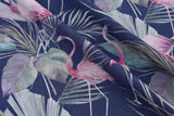 Viscose Poplin Flamingo Print Fabric - 6004 - G.k Fashion Fabrics