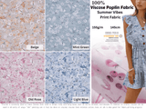Viscose Poplin Summer Vibes Print Fabric - 6001 - G.k Fashion Fabrics