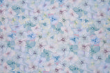 Viscose Poplin Water Floral Print Fabric - 6010 - G.k Fashion Fabrics Mint Green -1807 / Price per Half Yard viscose