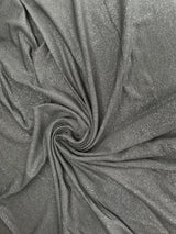 Knit Viscose Open end Spandex Silver Sparkling Fabric - G.k Fashion Fabrics
