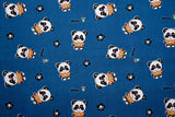 Washed 100 % Organic Cotton Poplin, Panda Print Fabric. GK-006 - G.k Fashion Fabrics cotton poplin