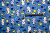 Washed 100 % Organic Cotton Poplin, Unicat Print Fabric. GK - 046 - G.k Fashion Fabrics cotton poplin