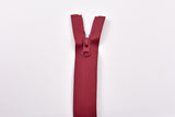 Waterproof Zippers Open End 60 CM - G.k Fashion Fabrics Wine - 178 / 60 cm (open end) Zippers