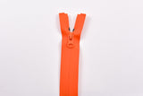 Waterproof Zippers Open End 60 CM - G.k Fashion Fabrics Orange - 157 / 60 cm (open end) Zippers