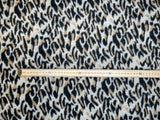 Wool Blend Leopard Fabric-9382 - G.k Fashion Fabrics fabric