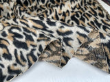 Wool Blend Leopard Fabric-9382 - G.k Fashion Fabrics fabric