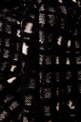 Wool Blended Knit Boucle Fur Plush Textured Fabric - G.k Fashion Fabrics