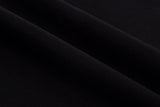 Wool Touch 4 way Spandex Gabardine fabric - G.k Fashion Fabrics Black - 15 / Price per Half Yard satin