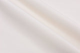 Wool Touch 4 way Spandex Gabardine fabric - G.k Fashion Fabrics Off White - 1 / Price per Half Yard satin