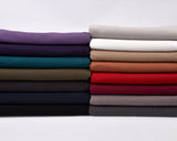 Wool Touch 4 way Spandex Gabardine fabric - G.k Fashion Fabrics satin