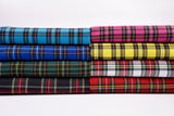 Woven Cotton Tartan Scottish Plaid Checks Fabric - G.k Fashion Fabrics