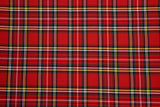 Woven Cotton Tartan Scottish Plaid Checks Fabric - G.k Fashion Fabrics
