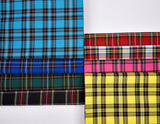Woven Cotton Tartan Scottish Plaid Checks Fabric - G.k Fashion Fabrics
