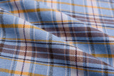 100% Cotton Brushed Yarn Dyed Plaid Prewashed Fabric Combed And Mercerised - G.k Fashion Fabrics
