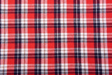 100% Cotton Brushed Yarn Dyed Plaid Prewashed Fabric Combed And Mercerised - G.k Fashion Fabrics