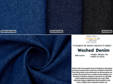 100% Cotton Heavy Washed Denim Without Spandex Fabric - 9oz - G.k Fashion Fabrics