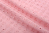 100 % Cotton Lawn Daisy Eyelet Embroidery Fabric - G.k Fashion Fabrics