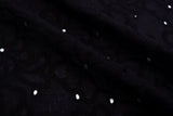 100 % Cotton Lawn Whispering Petals Eyelet Embroidery Fabric - G.k Fashion Fabrics