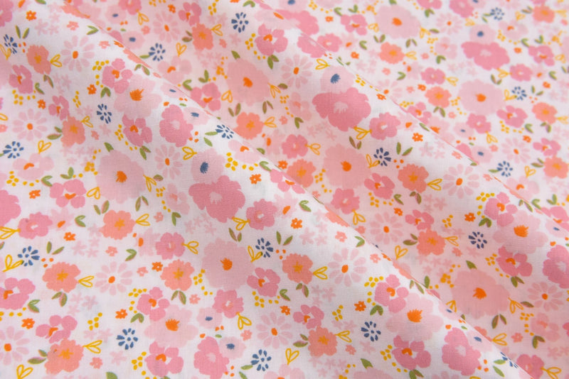 100% Cotton Loom Line Daisy Dreams Fabric- 088 - G.k Fashion Fabrics Loom Line Cotton