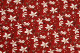 100% Cotton Loom Line French Rivera Fabric - 194 - G.k Fashion Fabrics Scarlet - 4 / Price Per Half Yard Loom Line Cotton