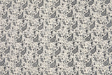 100% Cotton Loom Line Abstract Paisley Fabric-013 - G.k Fashion Fabrics Black -2 / Price Per Half Yard Loom Line Cotton