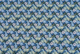 100% Cotton Loom Line Aloha Print Fabric - 134 - G.k Fashion Fabrics Old Blue - 1 / Price Per Half Yard Loom Line Cotton