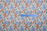 100% Cotton Loom Line Artisanal Garden Tapestry Print Fabric –8316 - G.k Fashion Fabrics