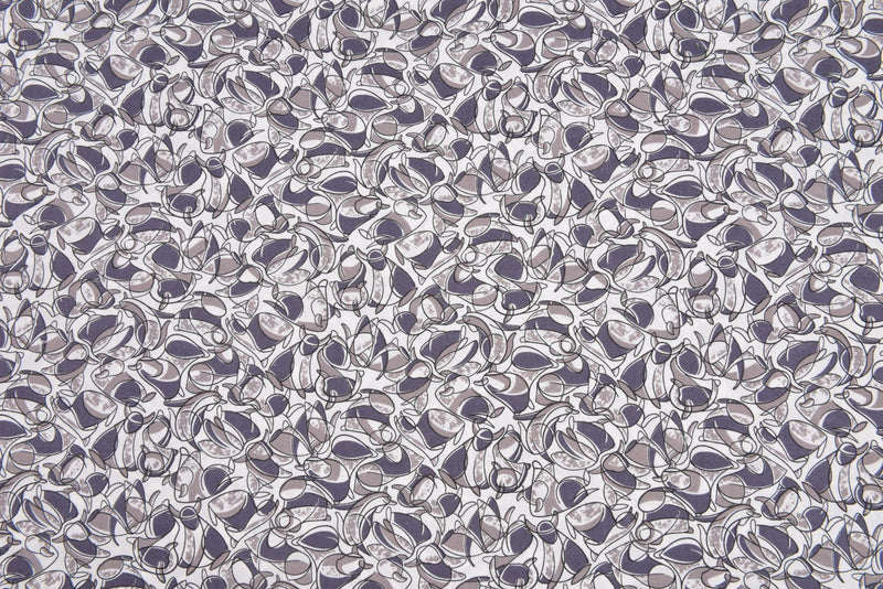 100% Cotton Loom Line Artistic Twist Fabric - 105 - G.k Fashion Fabrics Silver Grey - 1 / Price Per Half Yard Loom Line Cotton