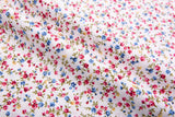 100% Cotton Loom Line Bell Bud Floral Pattern Print Fabric– 8366 - G.k Fashion Fabrics
