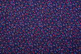 100% Cotton Loom Line Bell Bud Floral Pattern Print Fabric– 8366 - G.k Fashion Fabrics