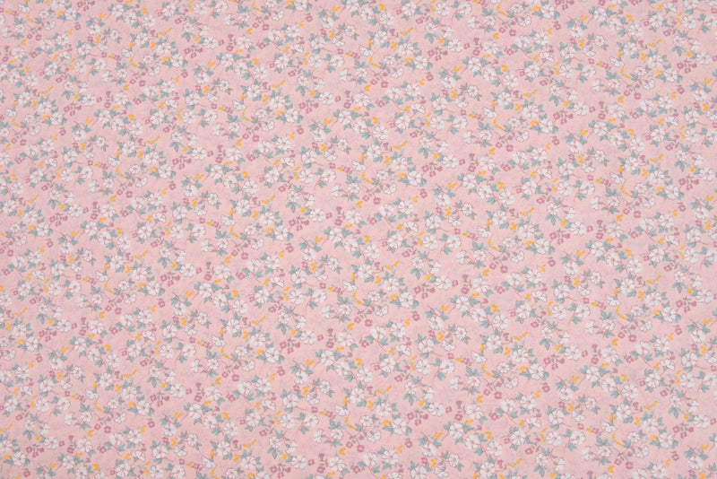 100% Cotton Loom Line Bloom Whispers Fabric - 089 - G.k Fashion Fabrics Soft Pink - 1 / Price Per Half Yard Loom Line Cotton