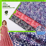 100% Cotton Loom Line Botanical Sprig Print Fabric - 8306 - G.k Fashion Fabrics