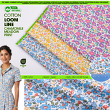 100% Cotton Loom Line Chamomile Meadow Print Fabric – 8378 - G.k Fashion Fabrics