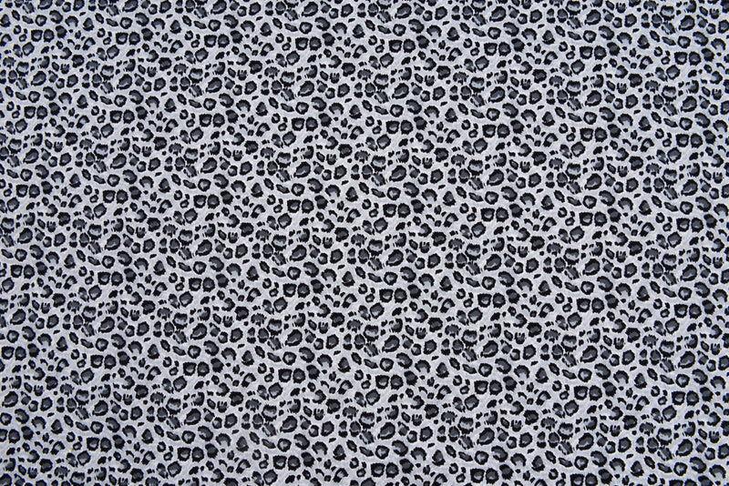 100% Cotton Loom Line Cheetah Print Fabric - 058 - G.k Fashion Fabrics Grey - 3 / Price Per Half Yard Loom Line Cotton