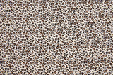 100% Cotton Loom Line Cheetah Print Fabric - 058 - G.k Fashion Fabrics Camel - 1 / Price Per Half Yard Loom Line Cotton