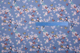 100% Cotton Loom Line+ Cherry Blossom & Kingfisher Print Fabric – 1600 - G.k Fashion Fabrics