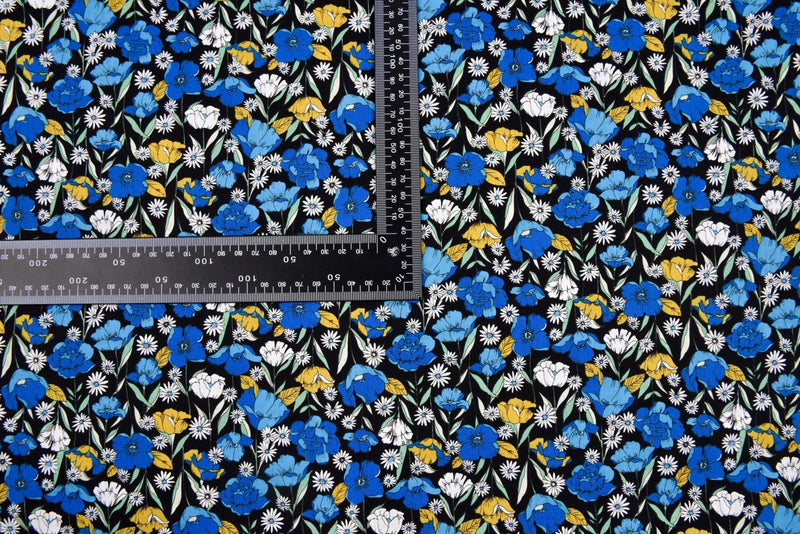 100% Cotton Loom Line Floral Fields Fabric - 108 - G.k Fashion Fabrics Loom Line Cotton