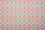 100% Cotton Loom Line Geometric Flora Mosaic Print Fabric – 8392 - G.k Fashion Fabrics