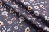 100% Cotton Loom Line+ Lavender Anemone Drift Print Fabric – 1100 - G.k Fashion Fabrics
