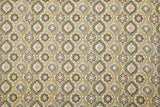 100% Cotton Loom Line Medallion Block Print Fabric - 8295 - G.k Fashion Fabrics