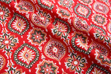 100% Cotton Loom Line Medallion Block Print Fabric - 8295 - G.k Fashion Fabrics