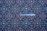 100% Cotton Loom Line Medallion Patchwork Pattern Print Fabric – 8364 - G.k Fashion Fabrics