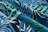 100% Cotton Loom Line Palm trees Fabric -182 - G.k Fashion Fabrics Loom Line Cotton