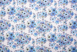 100% Cotton Loom Line Poppy-Flowered Anemone Pattern Print Fabric - 8380 - G.k Fashion Fabrics