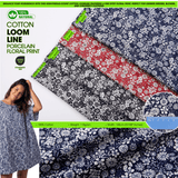 100% Cotton Loom Line Porcelain Floral Print Fabric– 8379 - G.k Fashion Fabrics