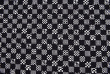 100% Cotton Loom Line Racing Blocks Fabric - 075 - G.k Fashion Fabrics Black - 1 / Price Per Half Yard Loom Line Cotton