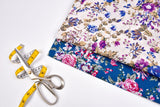 100% Cotton Loom Line Roses Bloom Fabric - 3099 - G.k Fashion Fabrics Loom Line Cotton