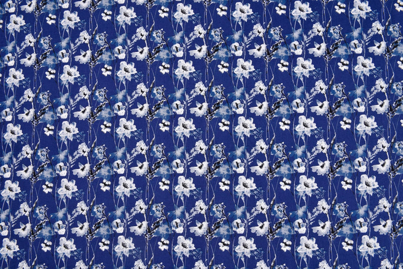 100% Cotton Loom Line Shadow Blooms Fabric - 124 - G.k Fashion Fabrics Jeans - 1 / Price Per Half Yard Loom Line Cotton