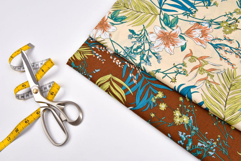 kona tiger lily fabric 100% Cotton Loom Line Tiger Lily Fabric