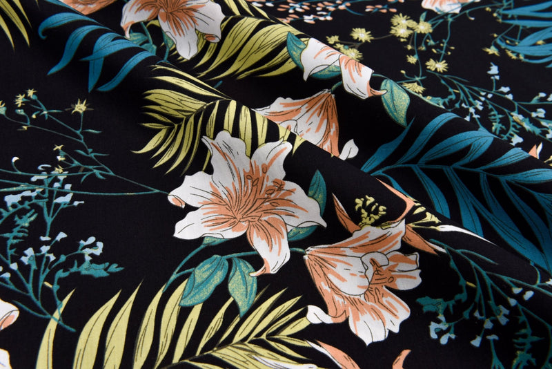 100% Cotton Loom Line Tiger Lily Fabric - 192 - G.k Fashion Fabrics